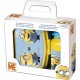 Minions Stor Value Set Plastic Tiffin Box, Yellow